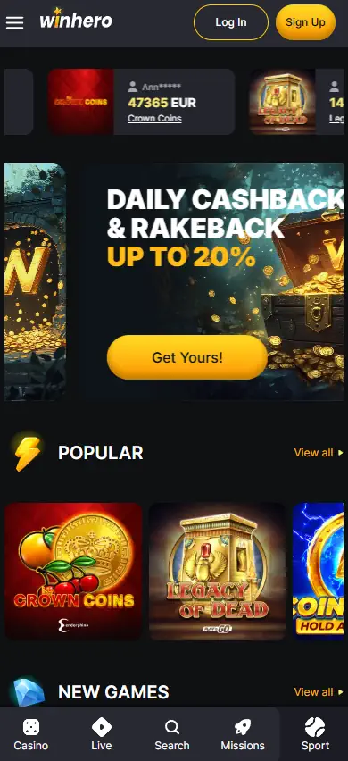WinHero App